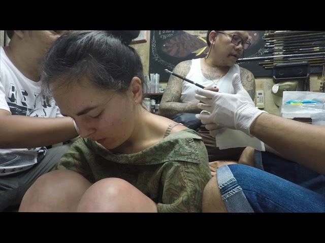 Getting a Sak Yant Tattoo in Bangkok, Thailand